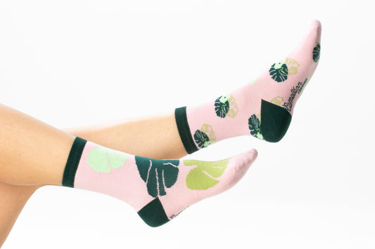 La grosse tendance du rose sur les chaussettes