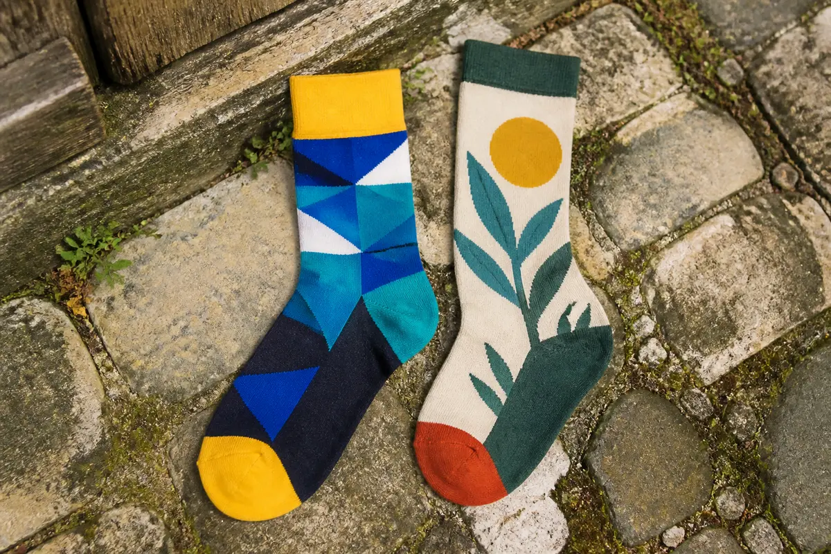 Chaussettes made in France dépareillées : originales, colorées &amp; fun !